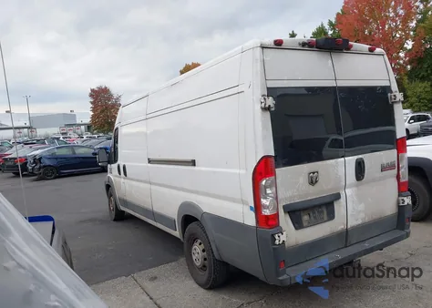 2018 Ram Promaster 3500 Cargo Van High Roof 159 Wb Ext z USA, uszkodzony, nr VIN 3C6URVJG3JE101260